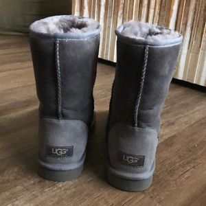 Classic grey UGG boots
